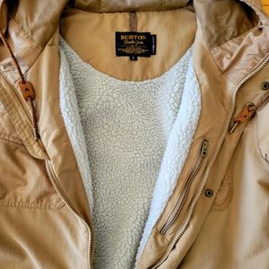 Burton jacket- lrg- tan